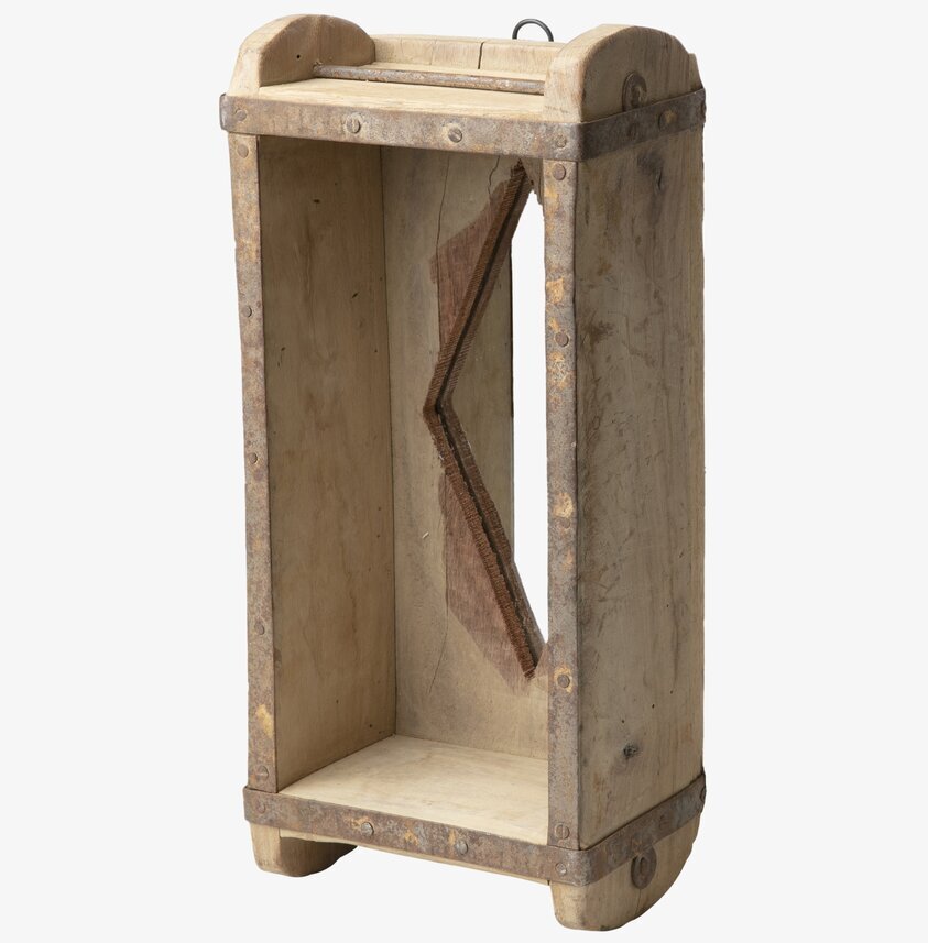 Trälåda Spegel Treasure från Affari med trä och spegelglas