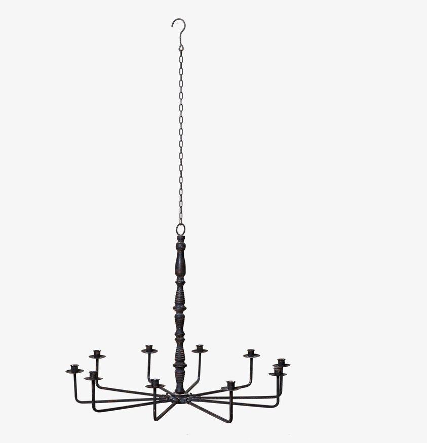 Takkrona Gorgeous från I AM Interior med åtta ljushållare