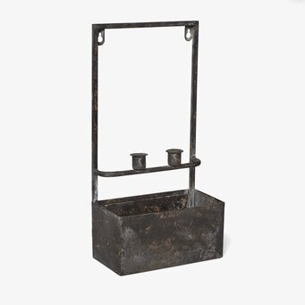 Väggplantering Två Ljus från I AM Interior med ljushållare