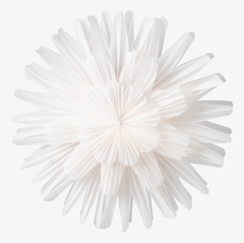 Julstjärna Snöblomma 44 White från Watt och Veke i papper