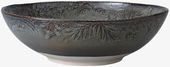 Stor Skål Arabesque Fig från Sthål med detaljerade mönster