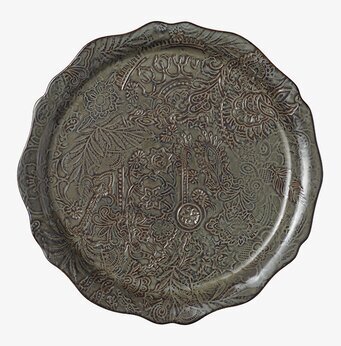 Serveringsfat/Pizza Arabesque Fig från Sthål med mönster