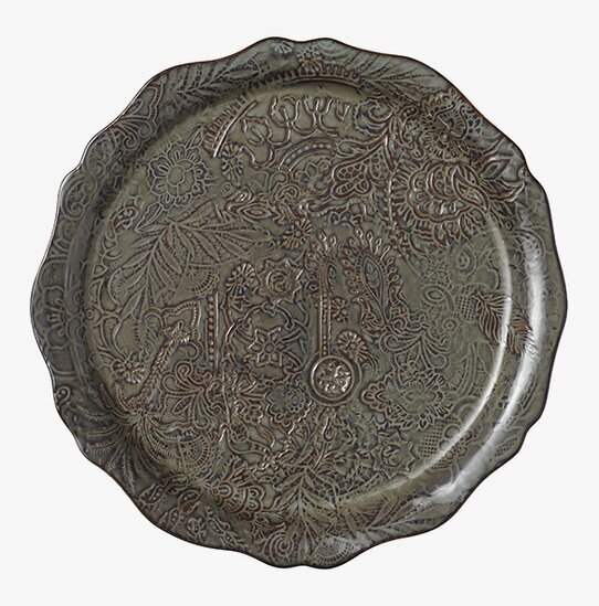 Serveringsfat/Pizza Arabesque Fig från Sthål med mönster