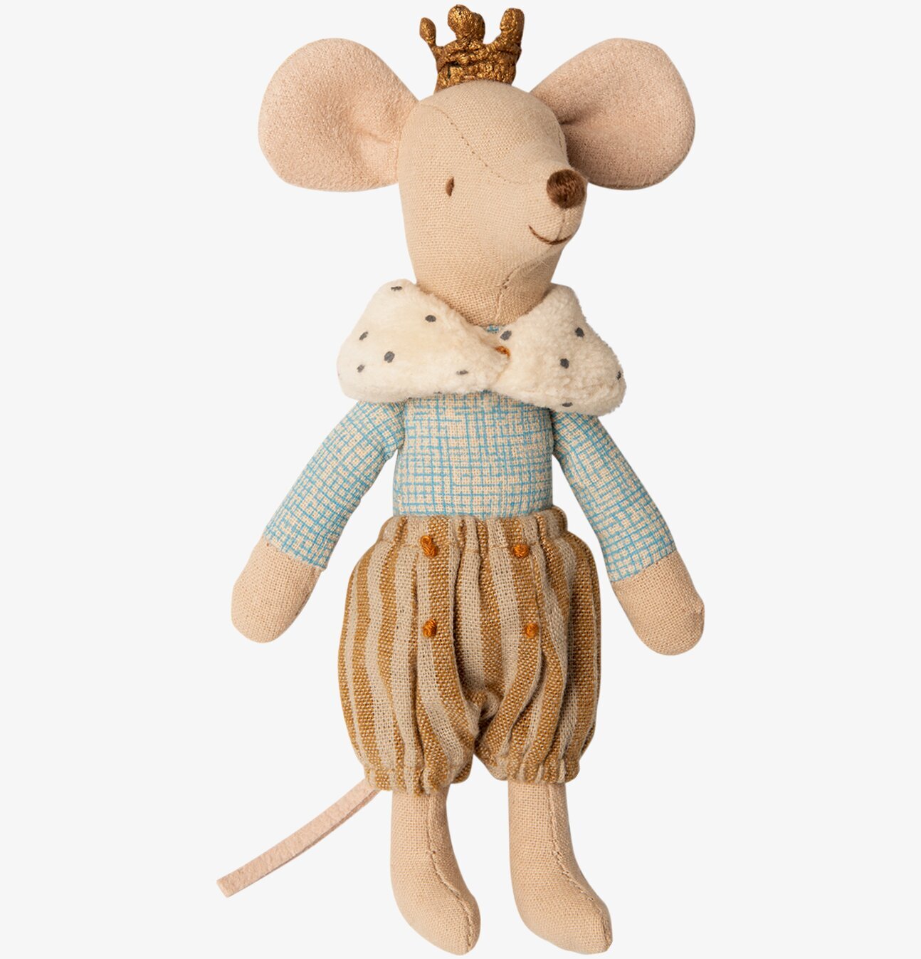 Prince Mouse Big Brother från Maileg, musdocka med krona
