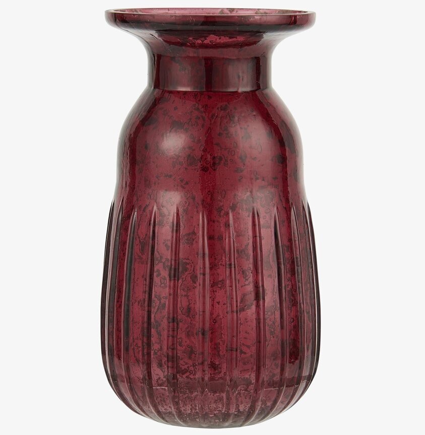 Hyacintvas Pebbled Glas Rhododendron från IB Laursen