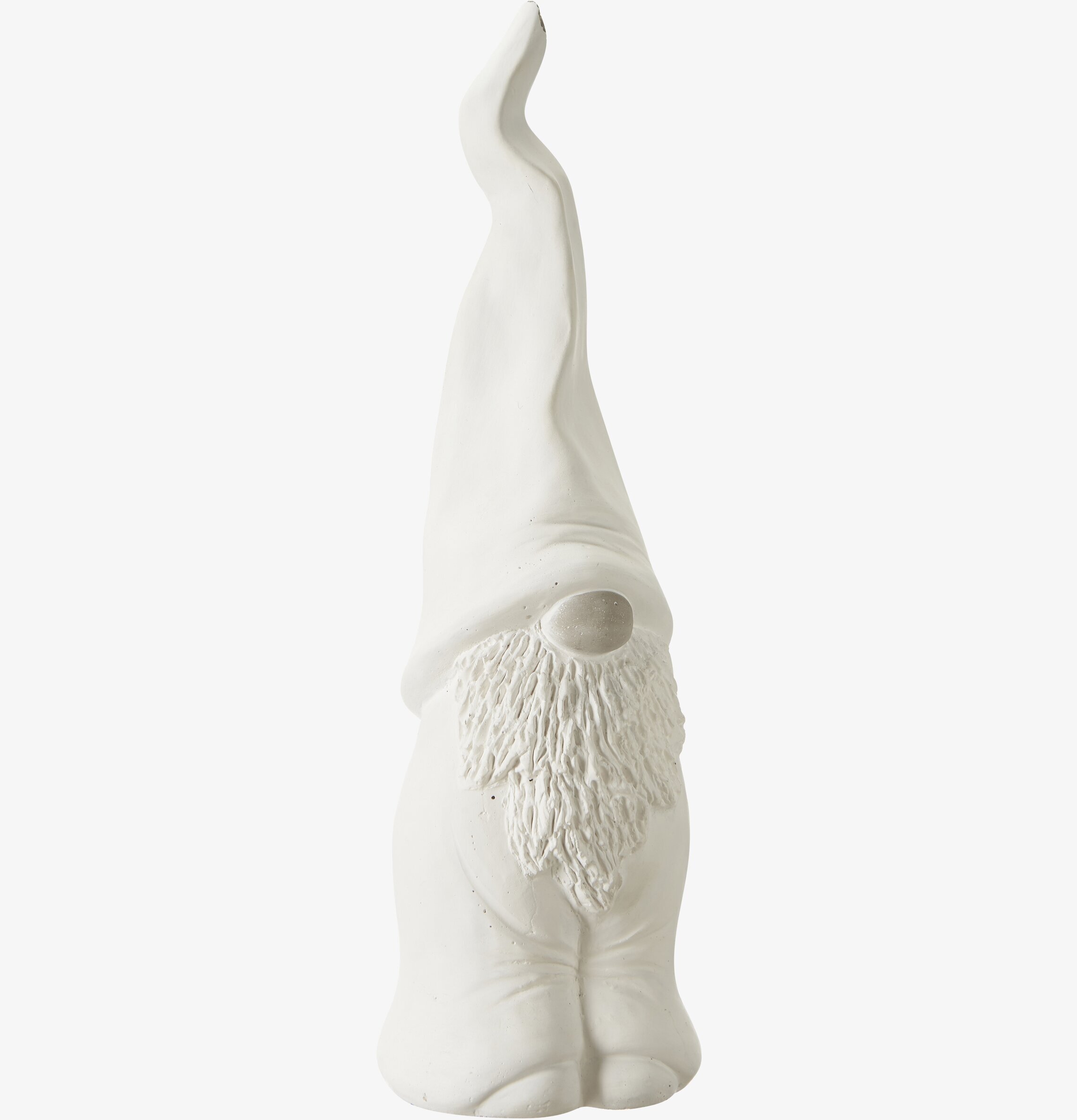 Tomte Niklas Vit Stor från Wikholm Form i vit keramik