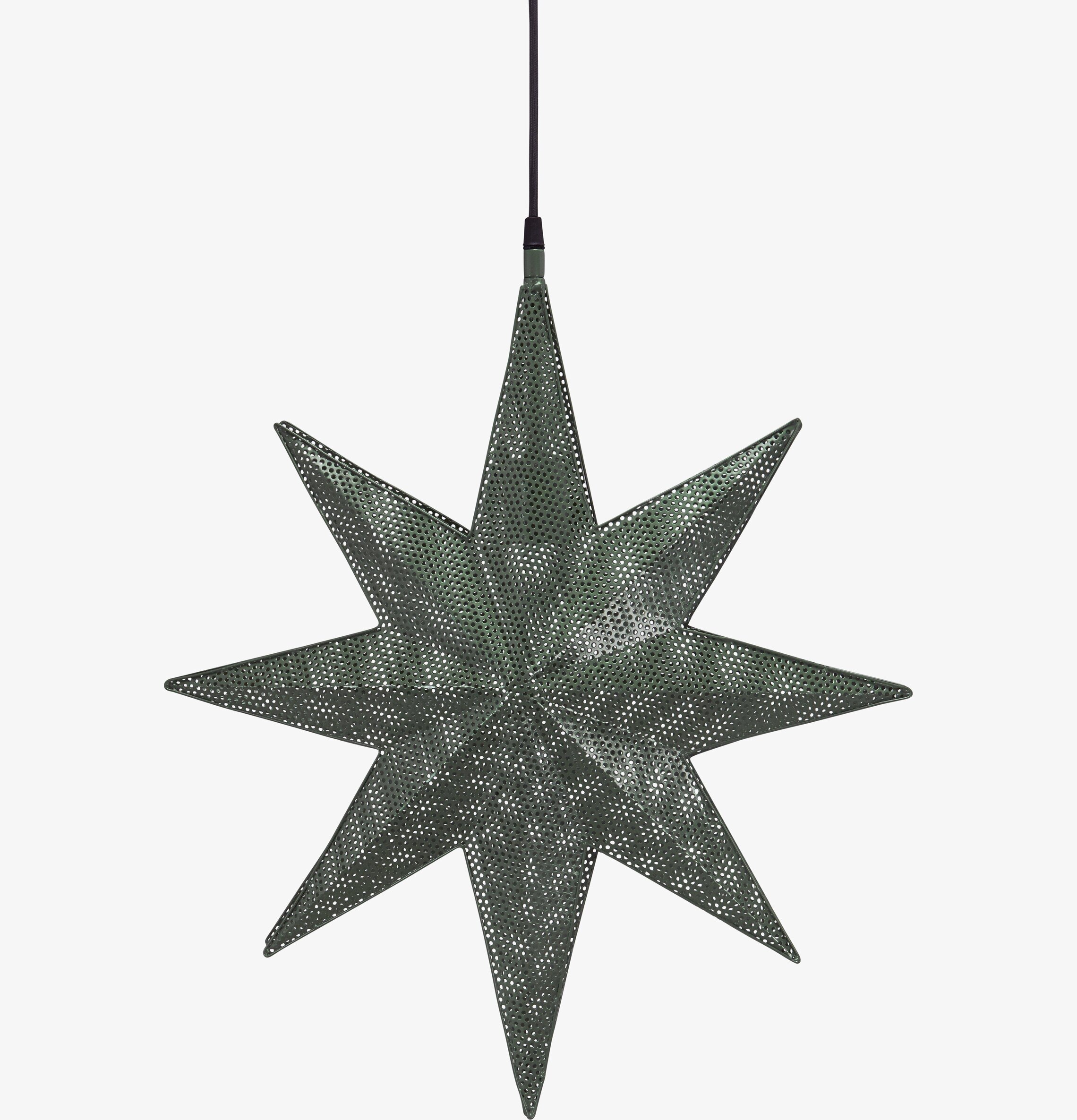Stjärna Capella Grön 40 Cm från PR Home med perforeringar