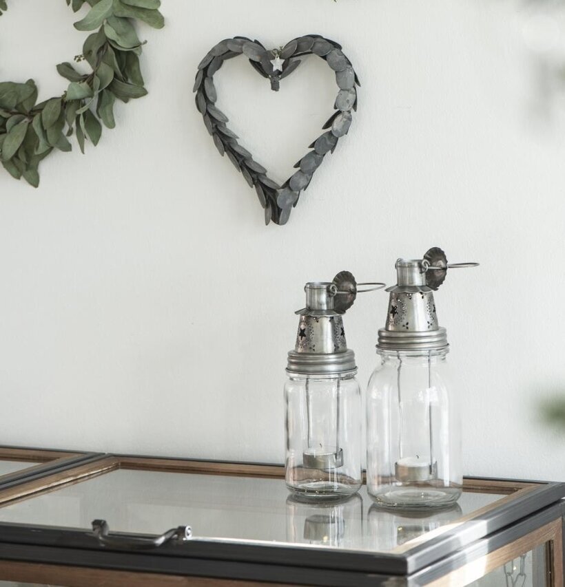 Hängande Ljuslykta Silver från IB Laursen i elegant design