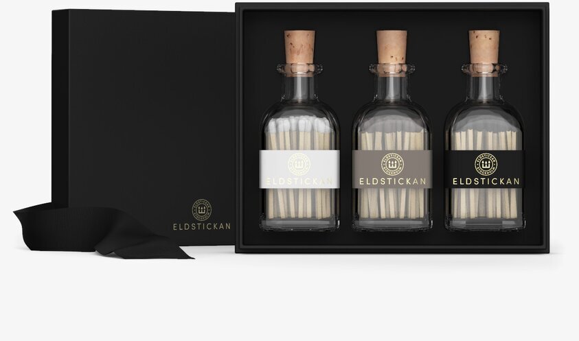 Presentbox Klassisk (inkl tändstickor) från Eldstickan