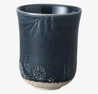 Latte Cup Arabesque Thunder från Sthål med arabeskmönster