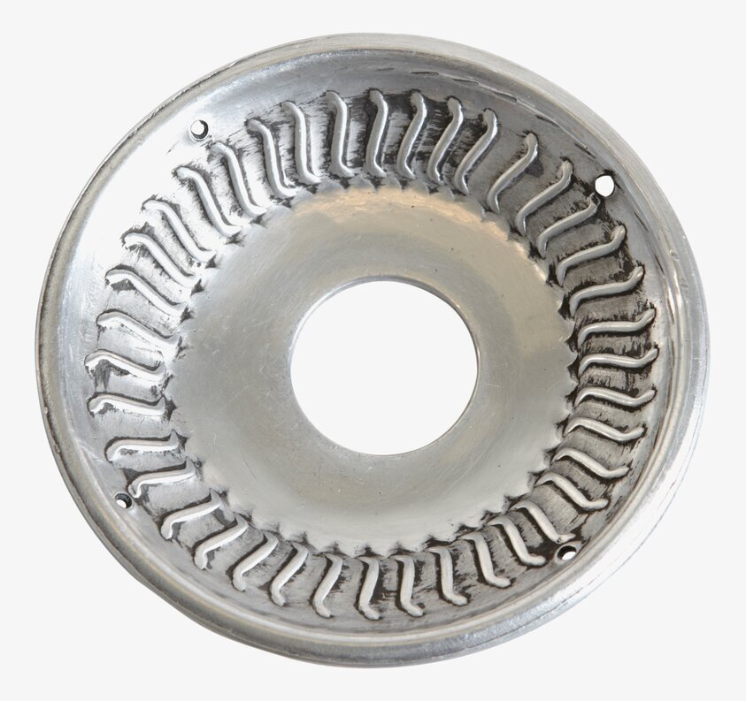 Colette Ljusmanschett Silver från Affari med vågiga linjer