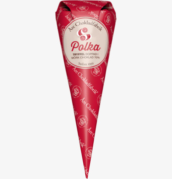 Polkatryffel - Chokladstrut från Åre Chokladfabrik