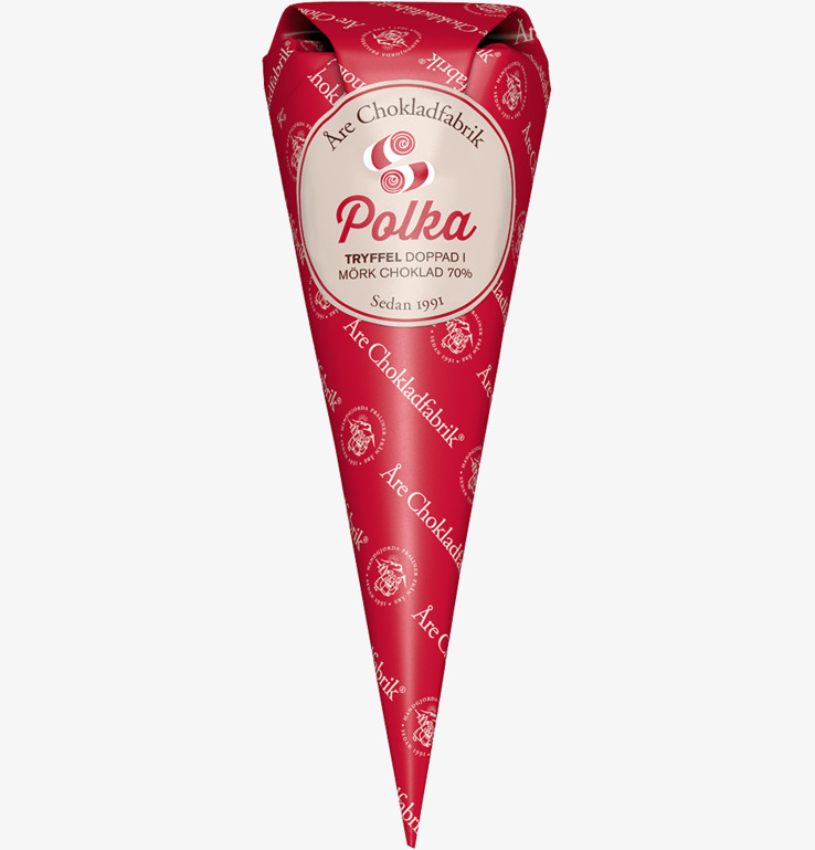 Polkatryffel - Chokladstrut från Åre Chokladfabrik