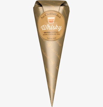Whiskeytryffel - Chokladstrut Åre Chokladfabrik Choklad Chokladstrutar