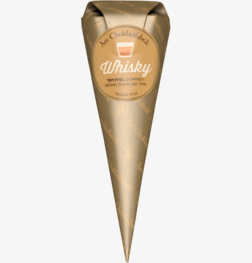 Whiskeytryffel - Chokladstrut från Åre Chokladfabrik
