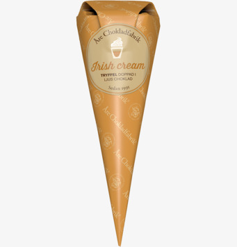 Irish Creamtryffel - Chokladstrut Åre Chokladfabrik Choklad Chokladstrutar