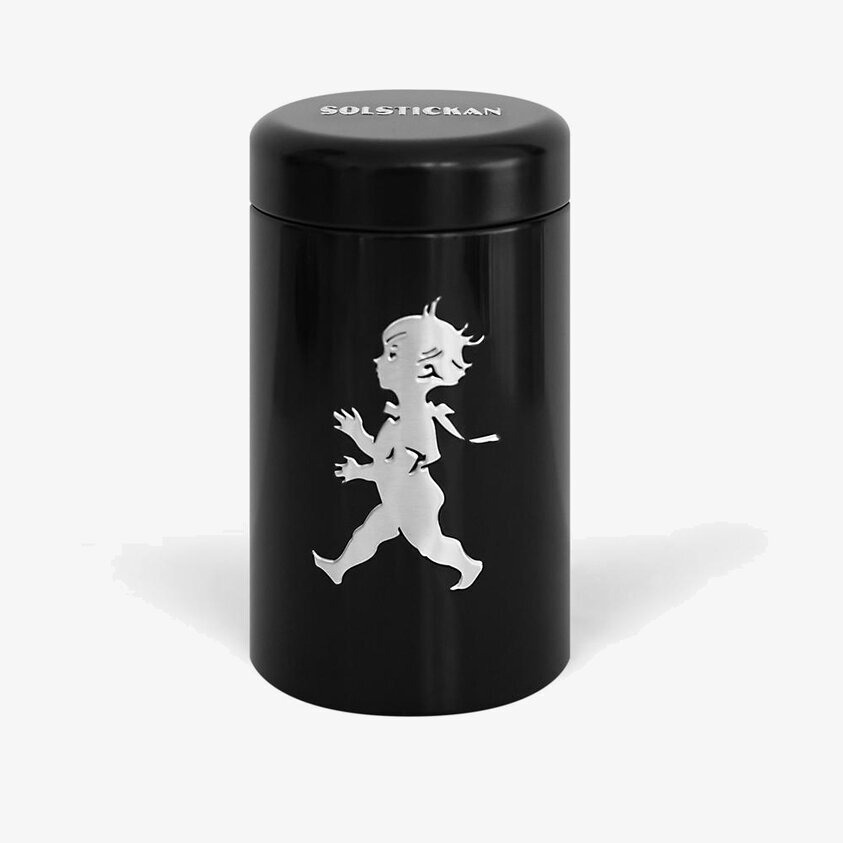 Tändsticksrör Svart från Solstickan med stilren design