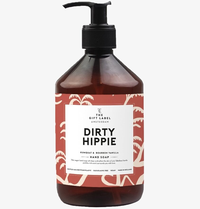 Handtvål - Dirty Hippie från The Gift Label i brun plastflaska