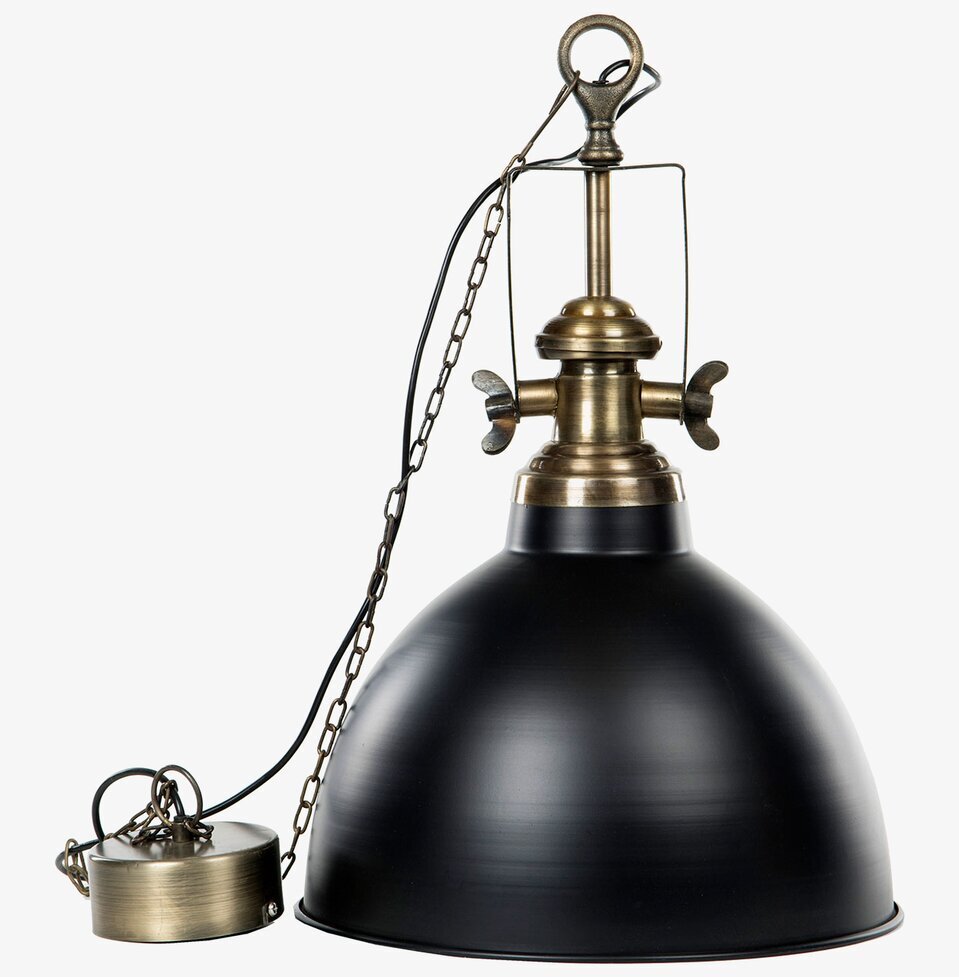 Taklampa Baron Svart från A Lot Decoration i industristil