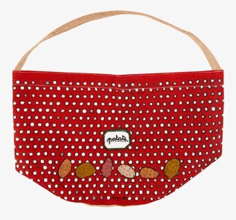 Fresh Bag Potatis från Derriére la porte med rött prickmönster