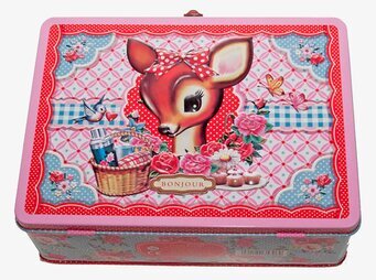 Matlåda Rådjur från Wu & Wu med lekfullt och retro motiv