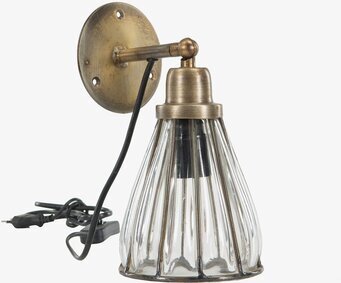 Vägglampa Glas Alba från A Lot Decoration i antik stil