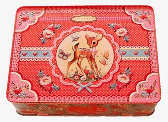 Matlåda Rådjur från Wu & Wu med polkaprickigt mönster