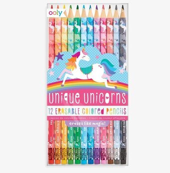 Unique Unicorns Erasable Colored Pencils från Ooly