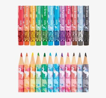 Unique Unicorns Erasable Colored Pencils från Ooly