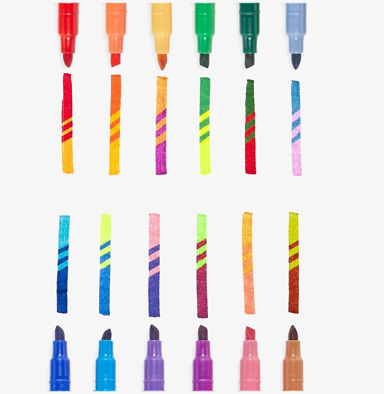 Switch-Eroo Color Changing Markers från Ooly i olika färger