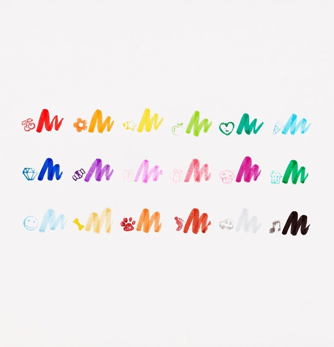 Stampables Scented Markers från Ooly med färger och dofter