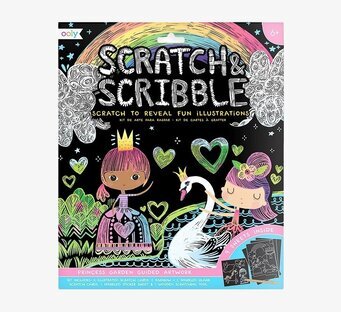 Scratch & Scribble Art Kit – Princess Garden från Ooly