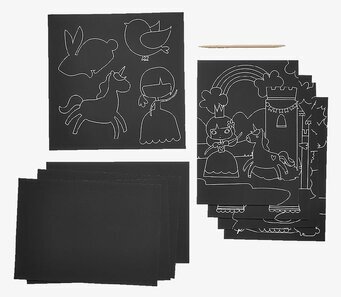 Scratch & Scribble Art Kit – Princess Garden från Ooly