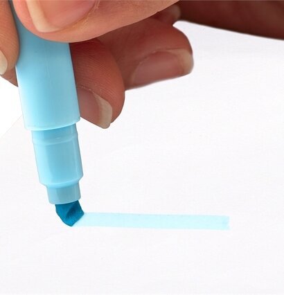 Pastel Mints – Scented Highlighters från Ooly, ljusblå penna