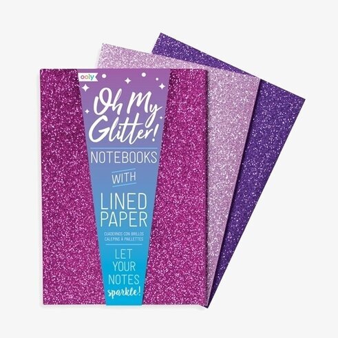 Oh My Glitter Notebook - Amethyst & Rhodolite från Ooly