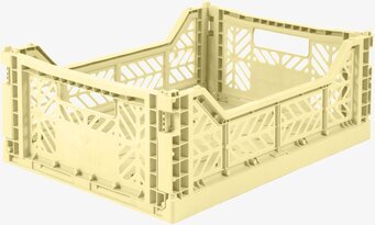 Förvaringsback Midi Cream från Aykasa i krämfärgad plast