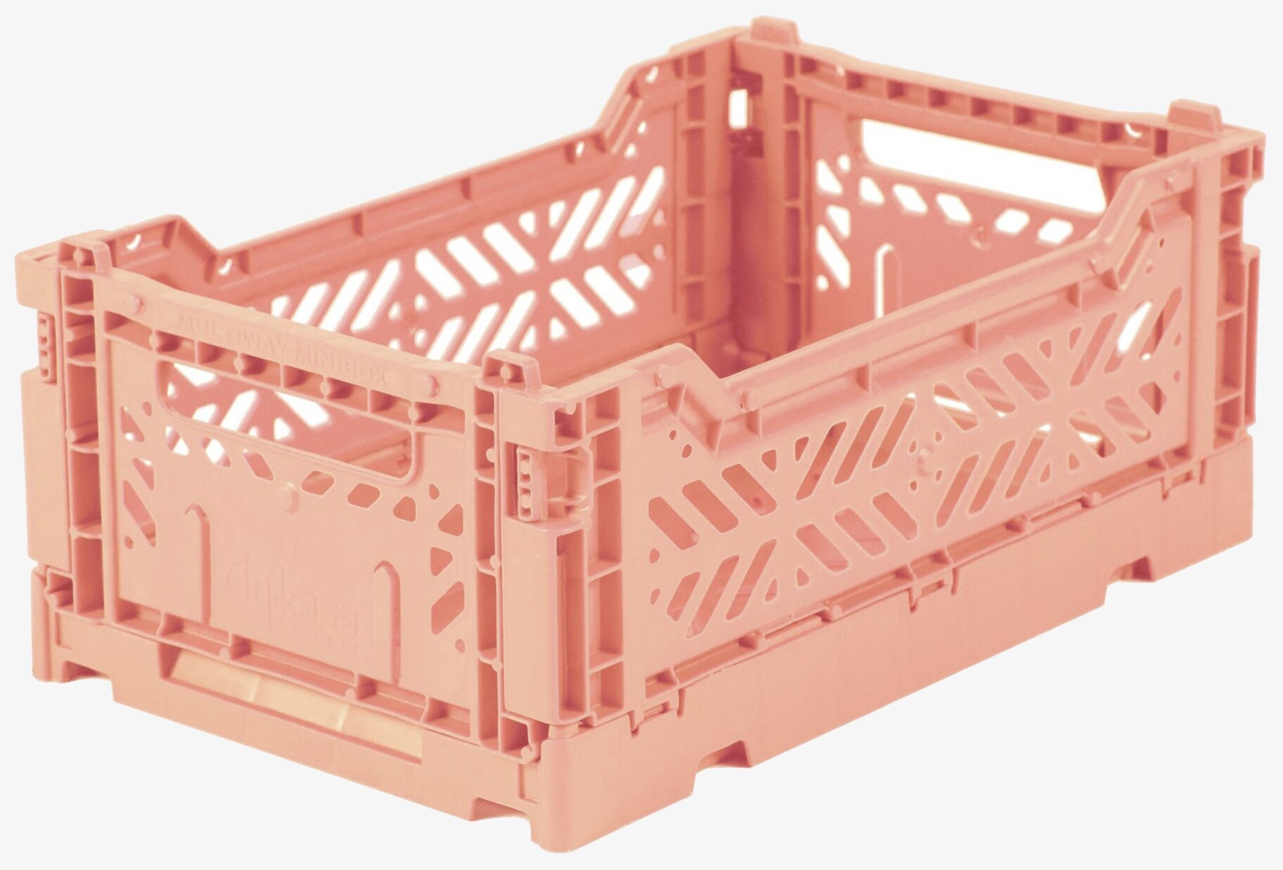 Förvaringsback Mini Salmon från Aykasa i laxrosa färg