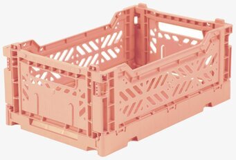 Förvaringsback Mini Salmon från Aykasa i laxrosa färg