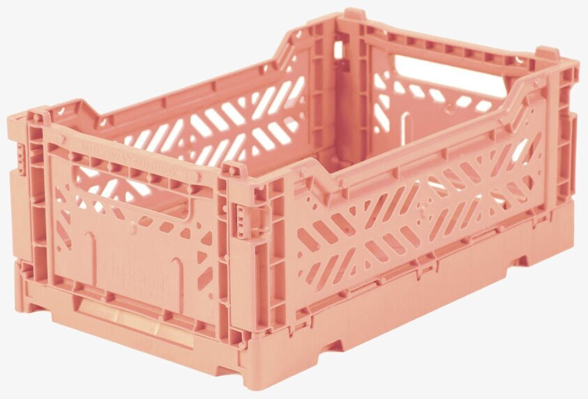 Förvaringsback Mini Salmon från Aykasa i laxrosa färg