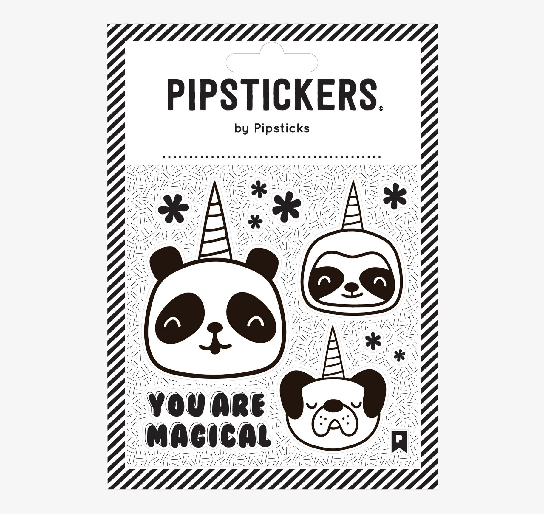 Color-in Pandacorn – Stickers från varumärket Ooly