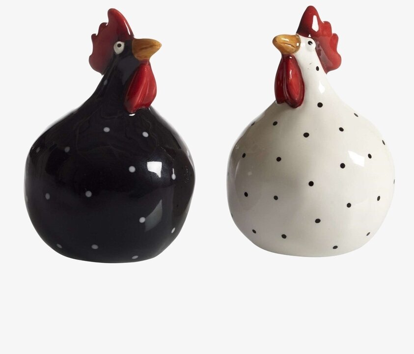Salt & Peppar Höna 2-Pack från Nääsgränsgården i keramik