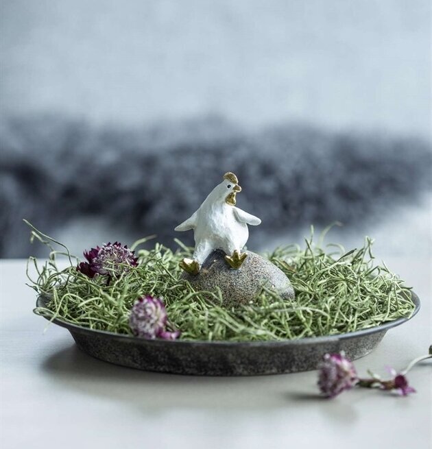 Hönor På Ägg Vit/Guld 3-Pack från Nääsgränsgården