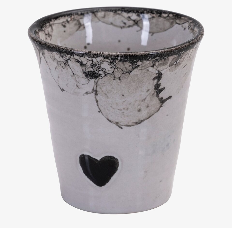 Mugg/Ljuskopp Bubble från Nääsgränsgården i ljusgrå keramik