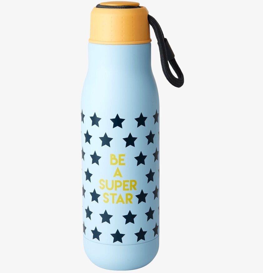 Dryckesflaska - Be A Superstar från Rice med stjärnmönster