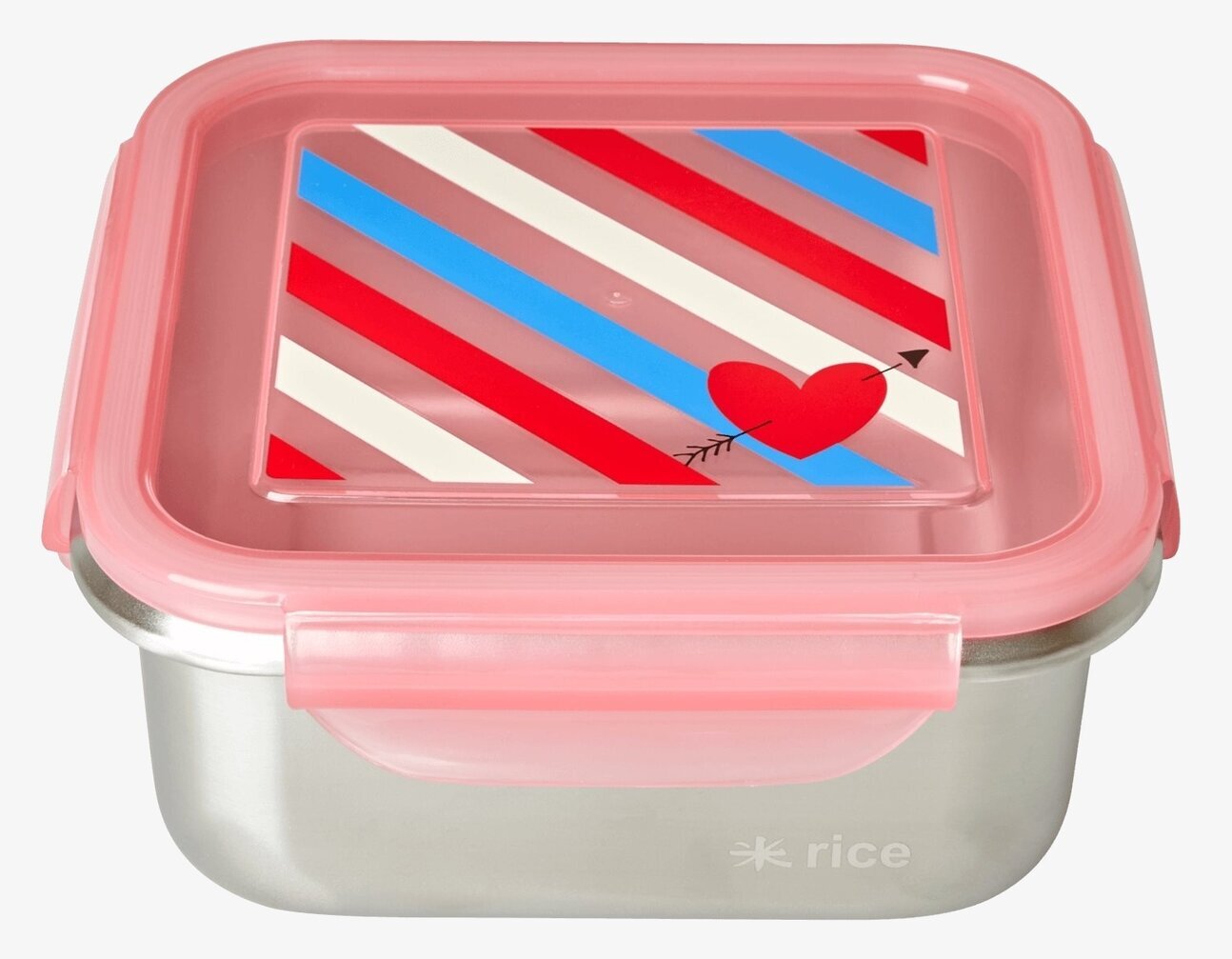 Matlåda Candy Stripes från Rice med färgglada ränder