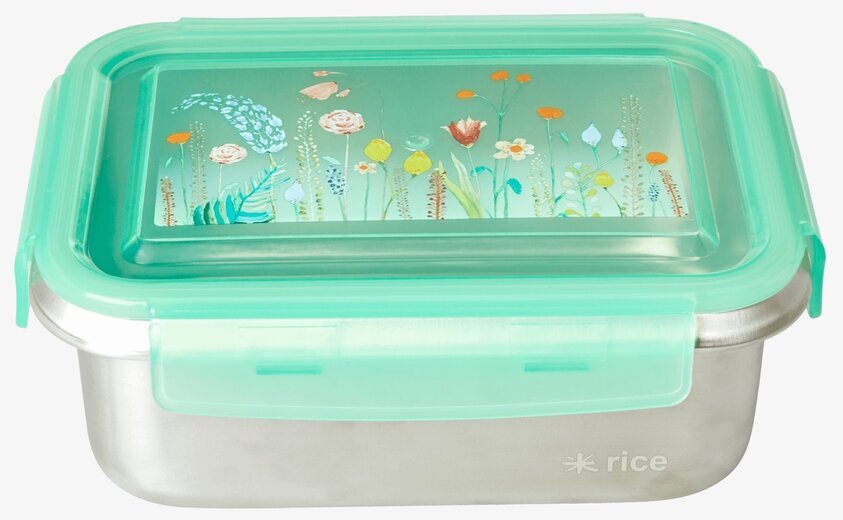 Matlåda Summer Flower Prints från Rice med blomstertryck