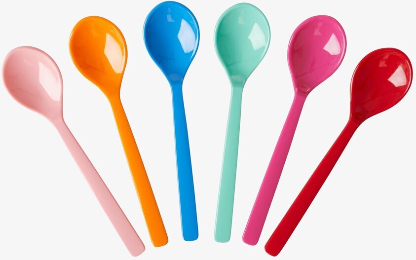 Korta Skedar - Choose Happy 21 från Rice i livfulla färger