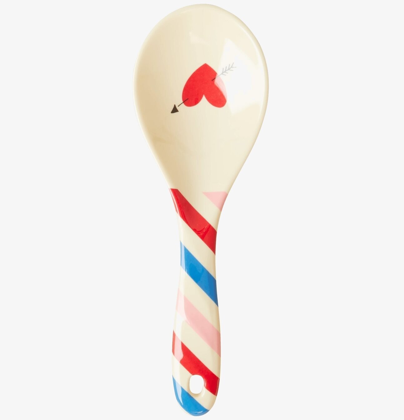 Salladssked Candy Stripes från Rice med färgglada ränder