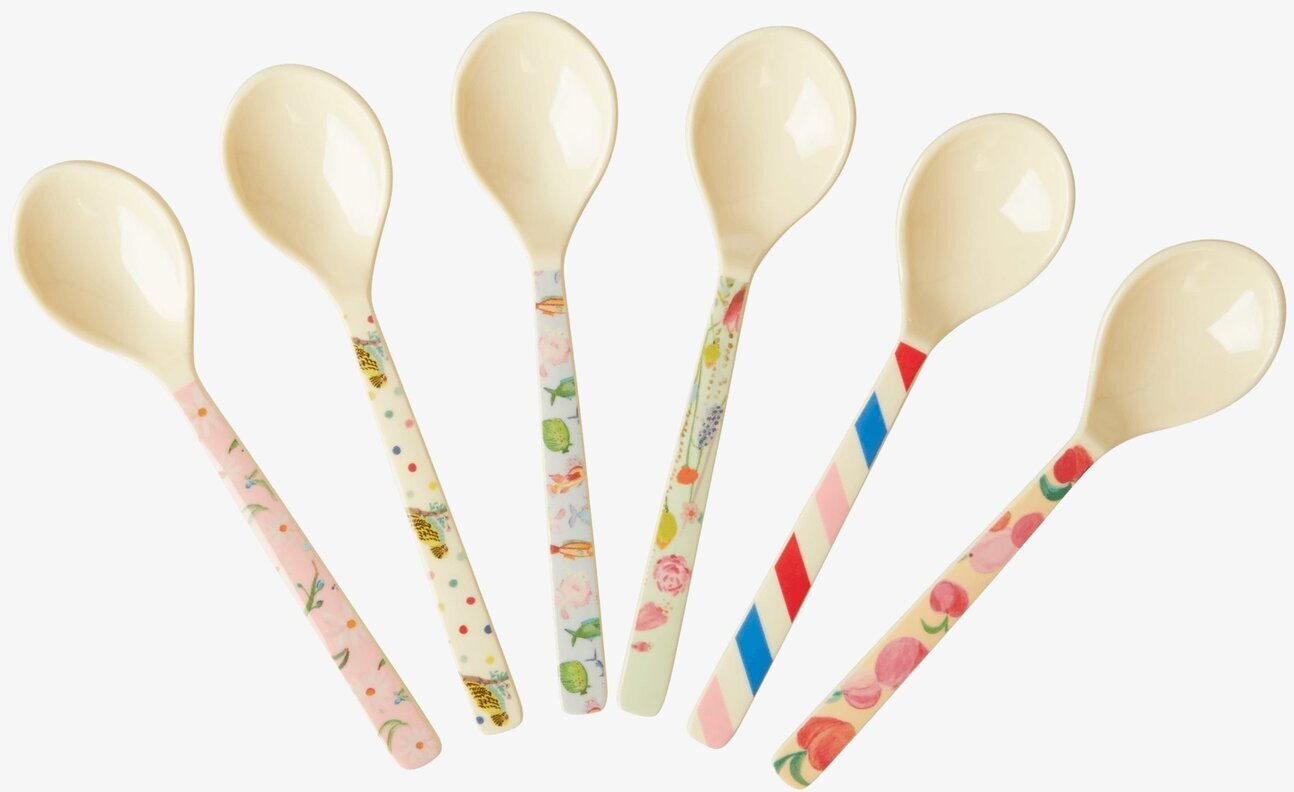 Korta Skedar - Choose Happy från Rice, färgglada och lekfulla