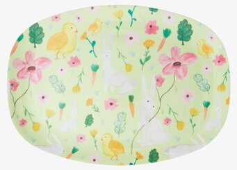 Tallrik Gren Print från Rice med färgglatt och lekfullt mönster